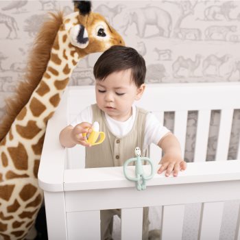 Matchstick Monkey Banana Soother & Monkey Teether set cadou pentru copii - imagine 3